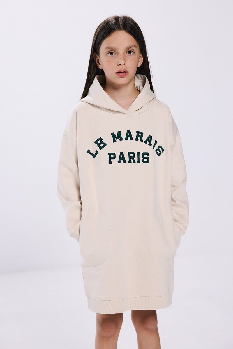 Cortefiel Vestido sudadera niña