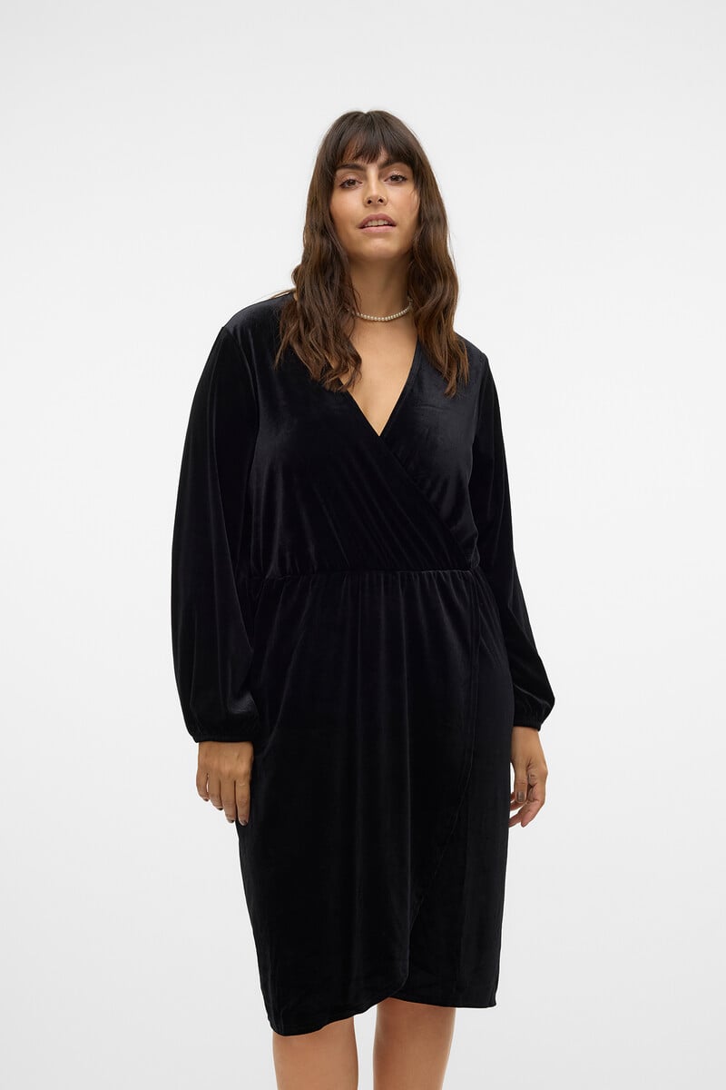 Cortefiel Vestido Terciopelo Talla Grande
