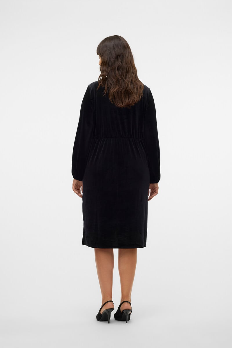 Cortefiel Vestido Terciopelo Talla Grande
