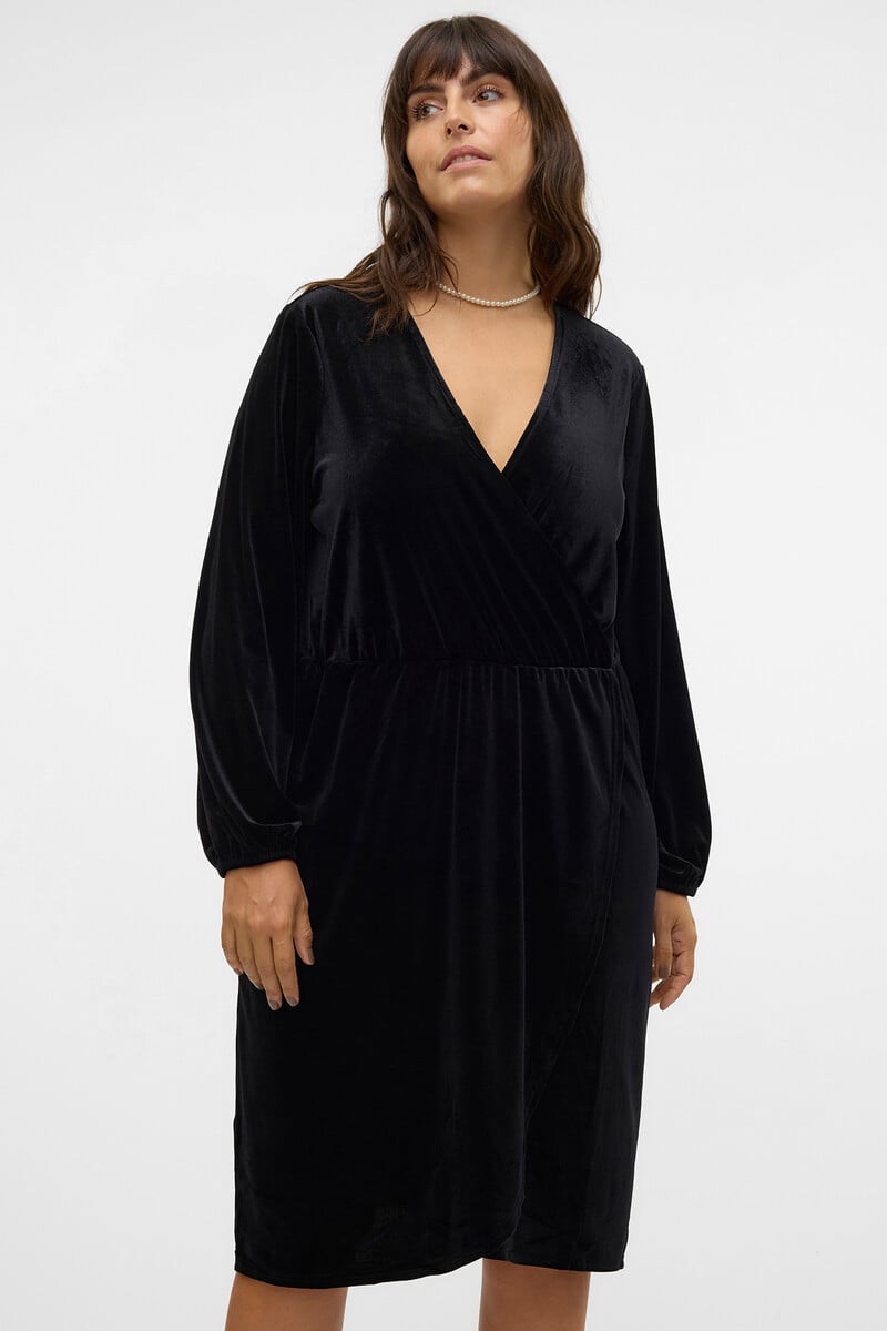 Cortefiel Vestido Terciopelo Talla Grande