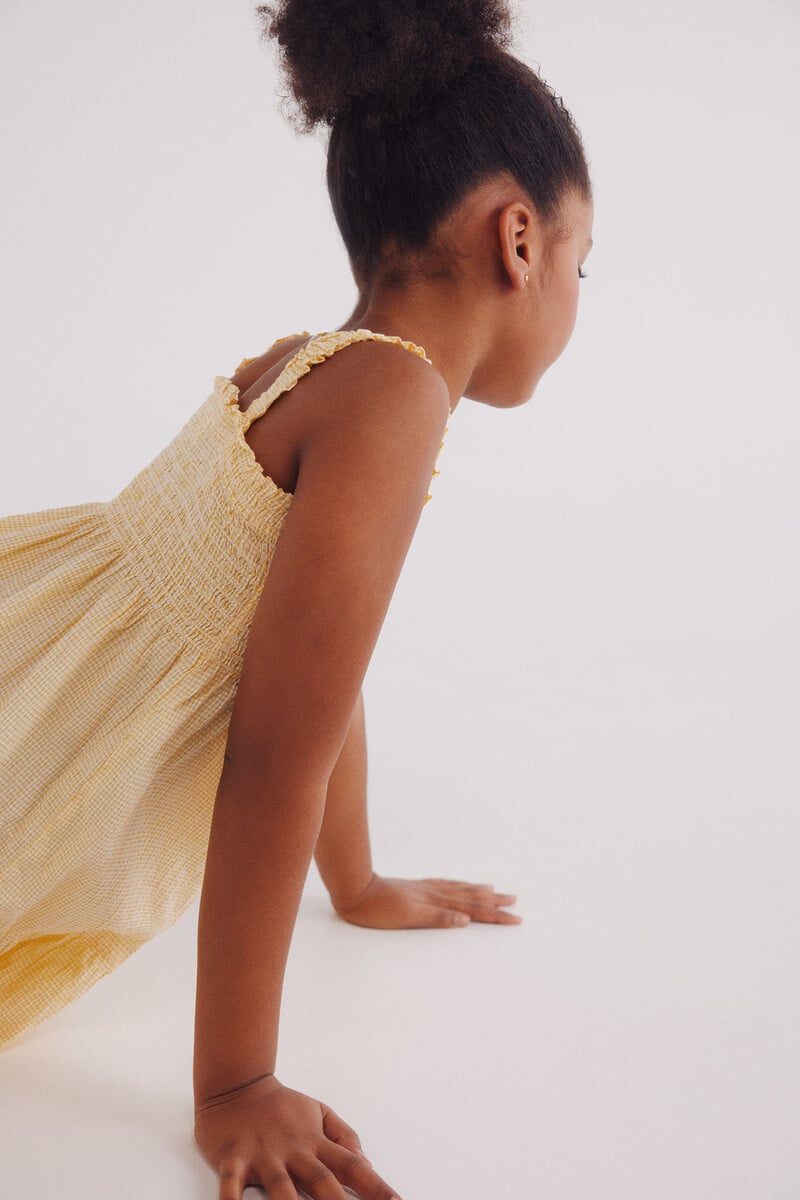 Cortefiel Vestido Textura Niña