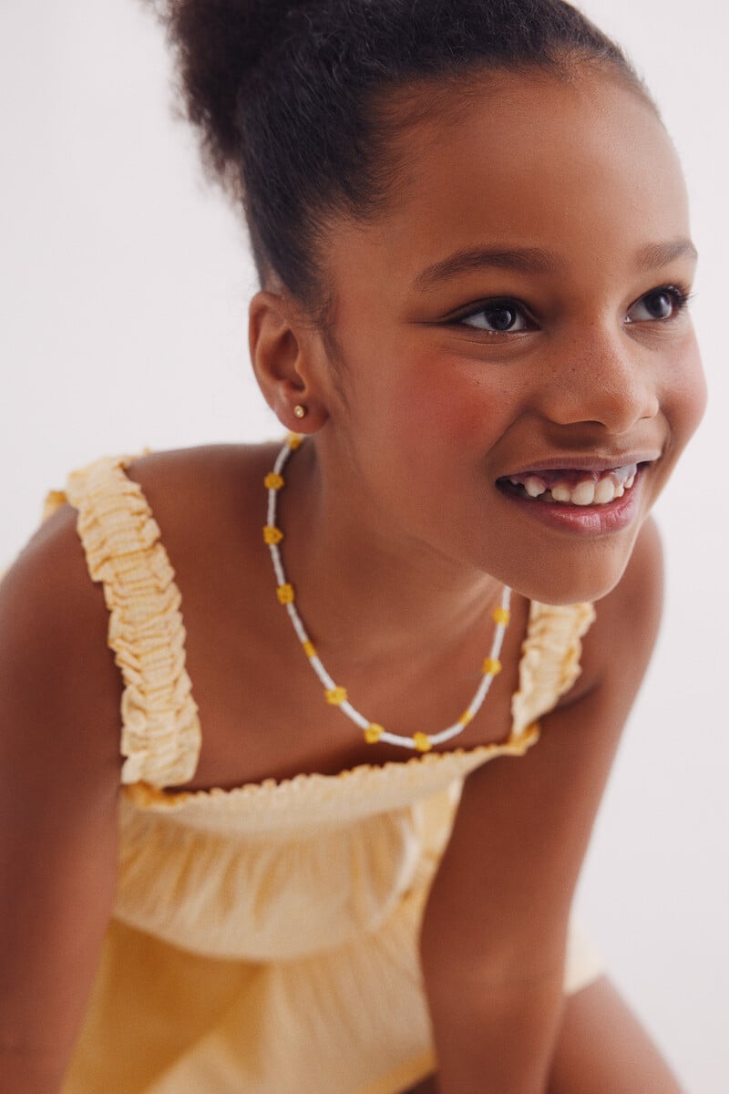 Cortefiel Vestido textura niña