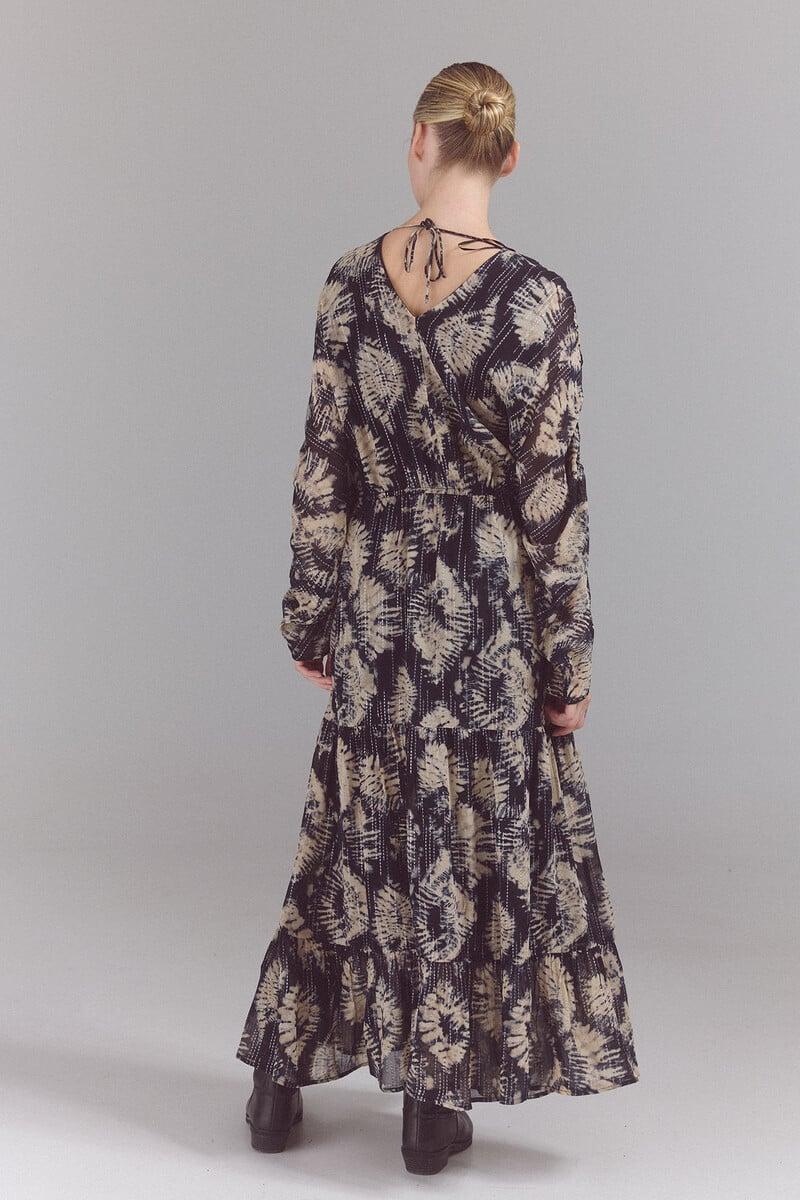 Cortefiel Vestido Tie Dye Lurex