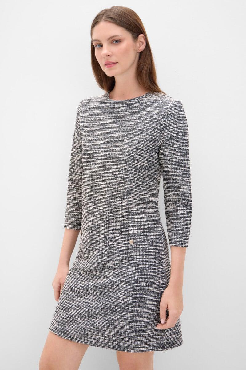Cortefiel Vestido Tweed