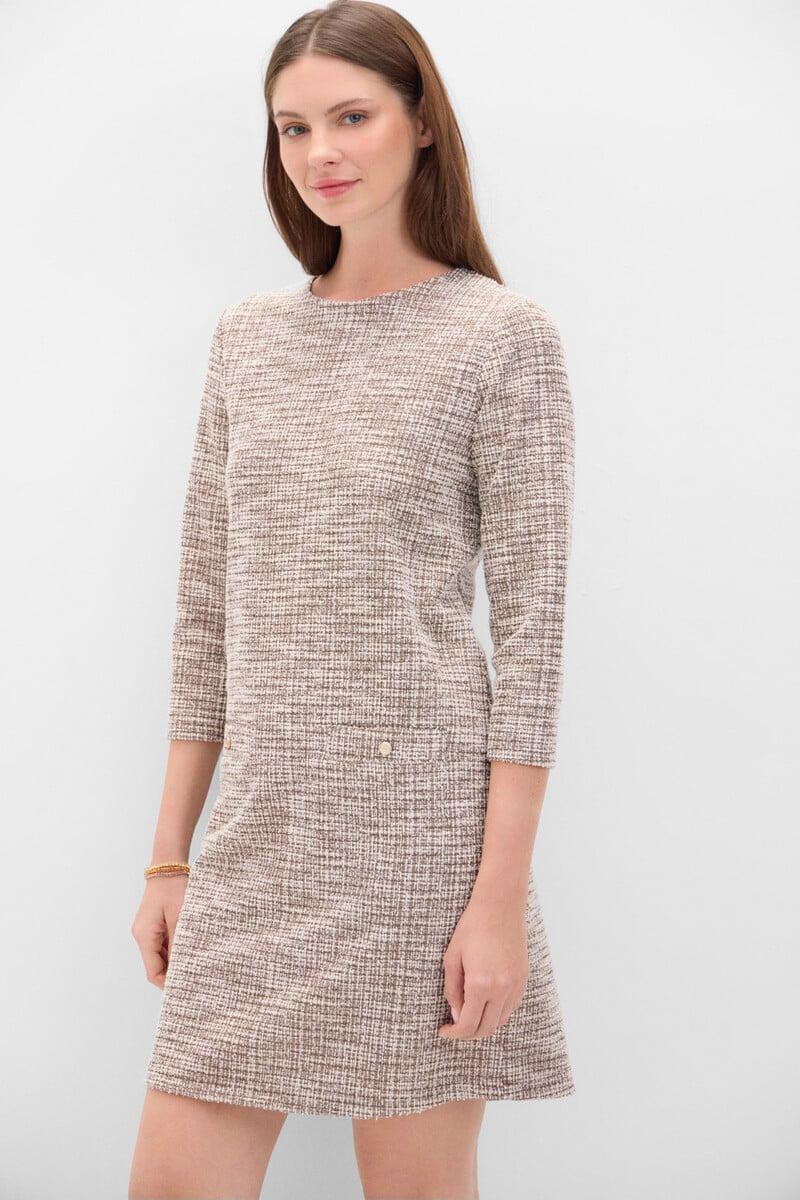 Cortefiel Vestido Tweed