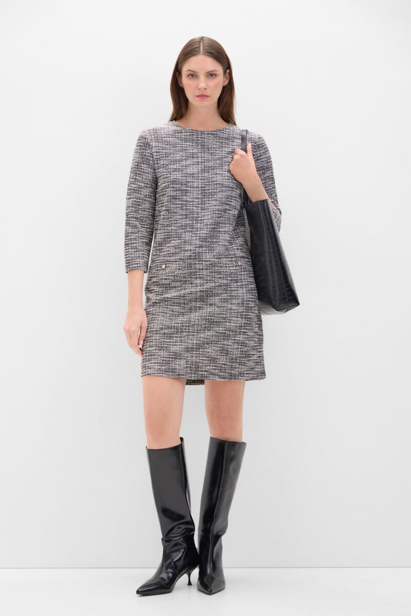 Cortefiel Vestido tweed
