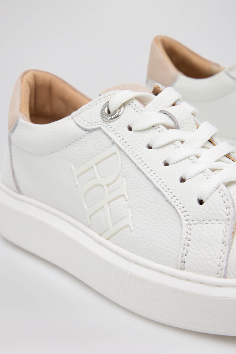 Cortefiel Zapatilla Logo Básica Cruda