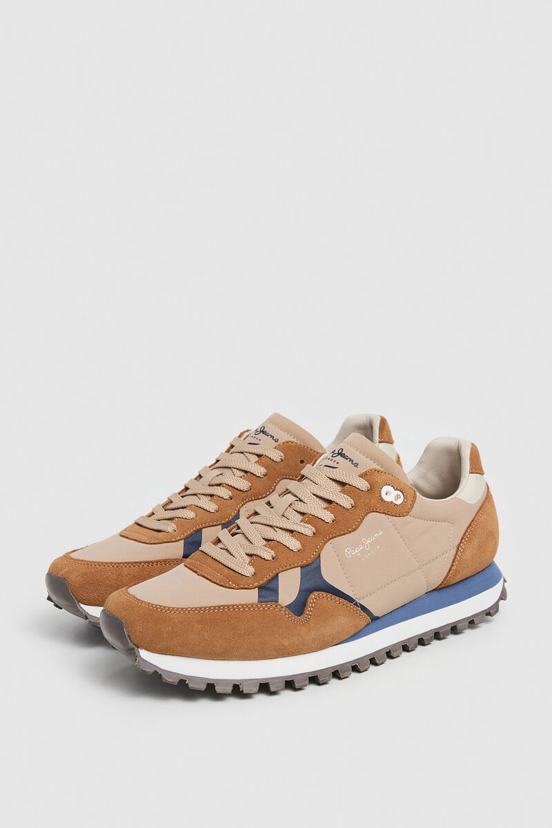 Cortefiel Zapatilla Retro Brit-On Prints