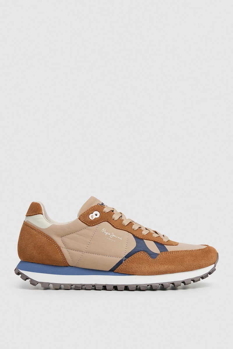Cortefiel Zapatilla retro Brit-On Prints