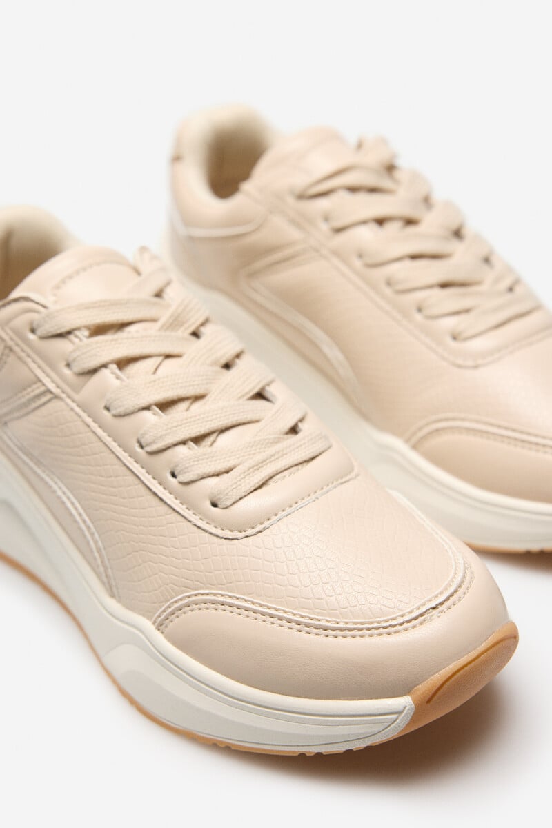 Cortefiel Zapatilla Snake Plataforma