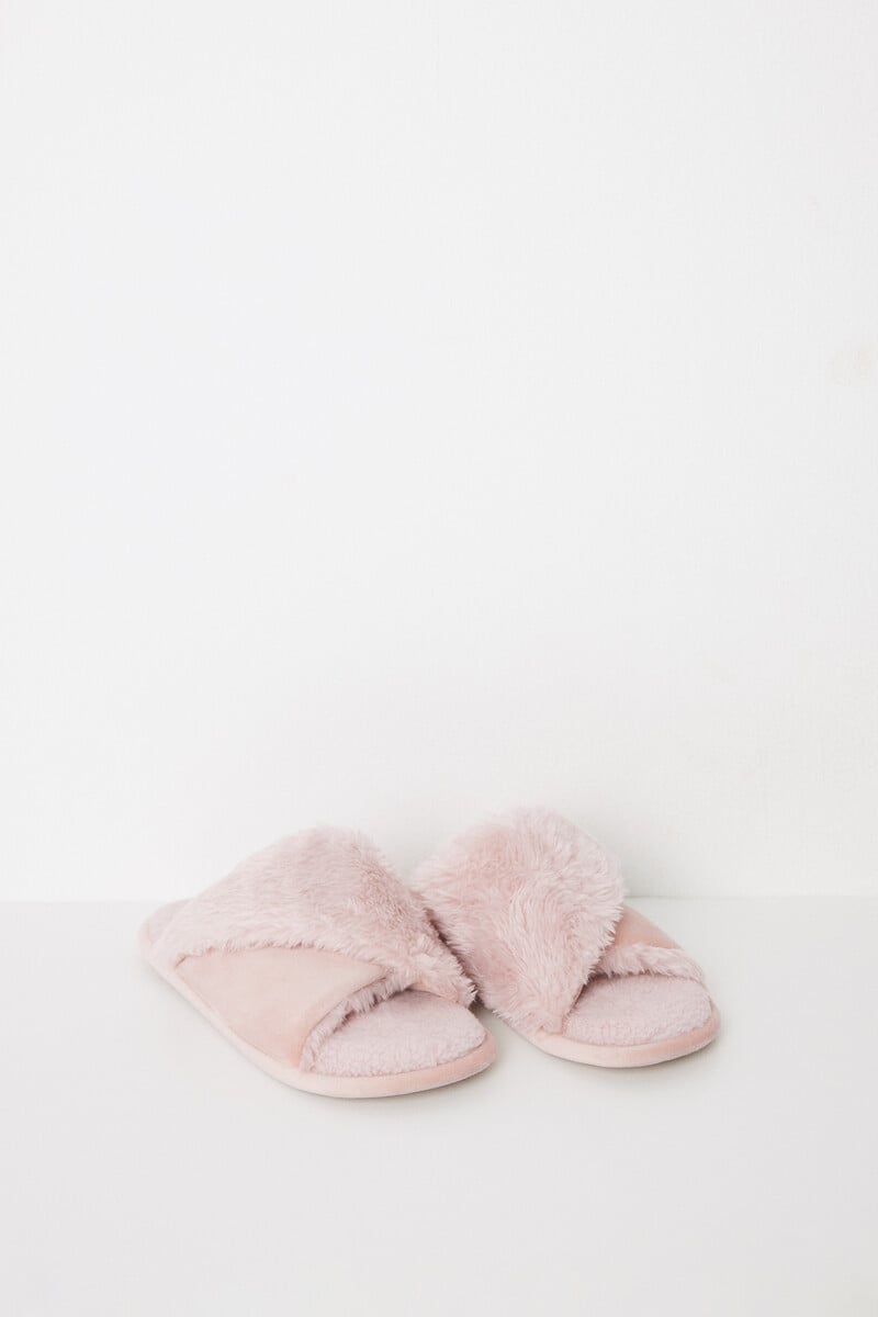 Cortefiel Zapatillas Abiertas Casa Pelito Rosa