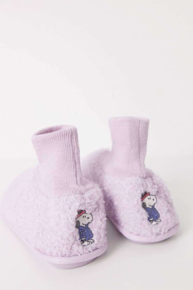 Cortefiel Zapatillas Casa Calcetín Snoopy
