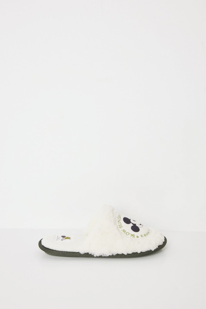 Cortefiel Zapatillas Casa Pelo Mickey Mouse