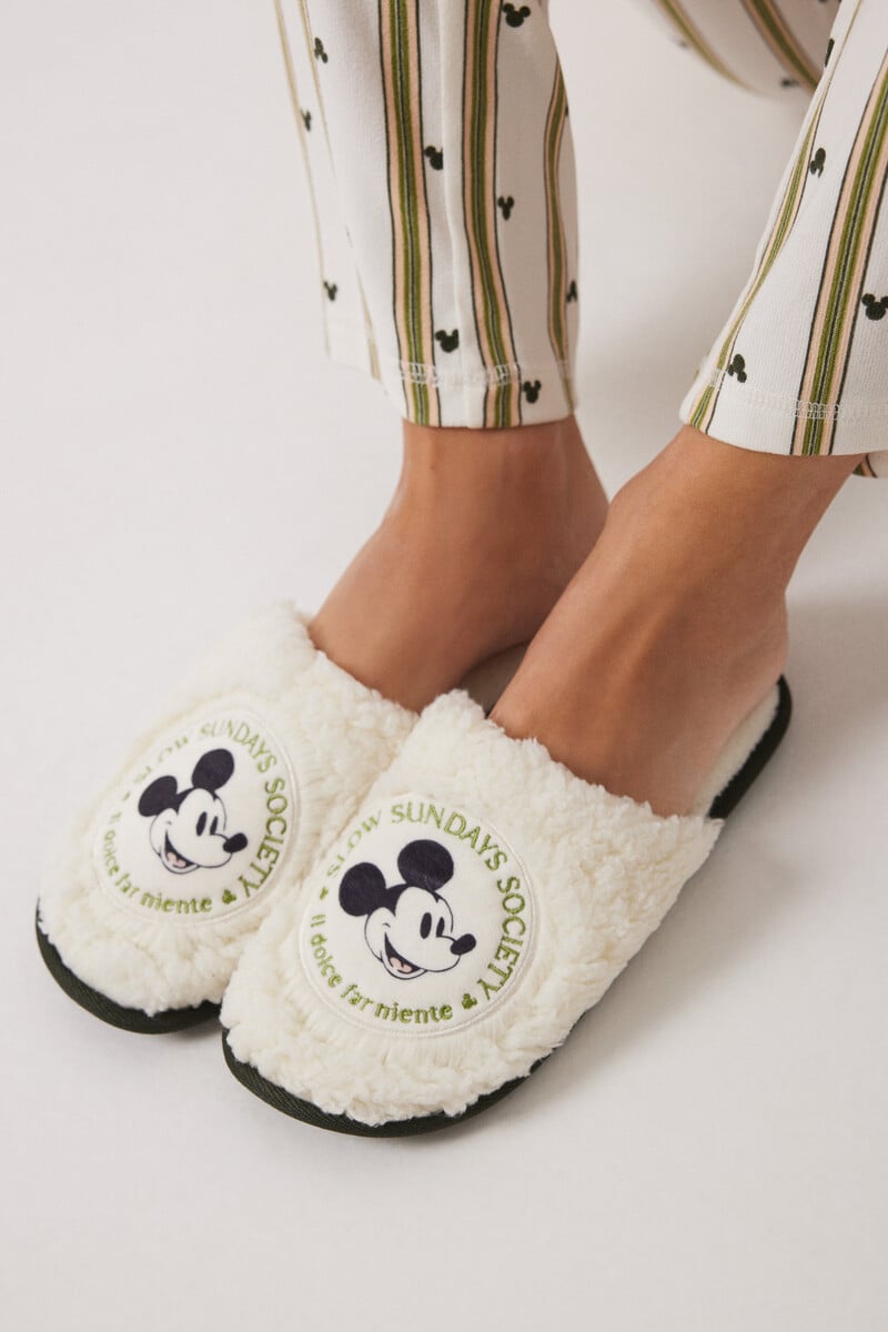 Cortefiel Zapatillas casa pelo Mickey Mouse