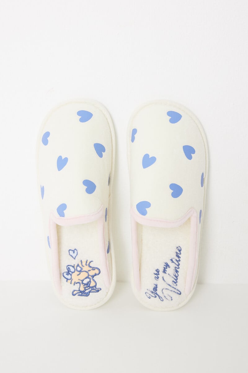 Cortefiel Zapatillas casa velur corazones