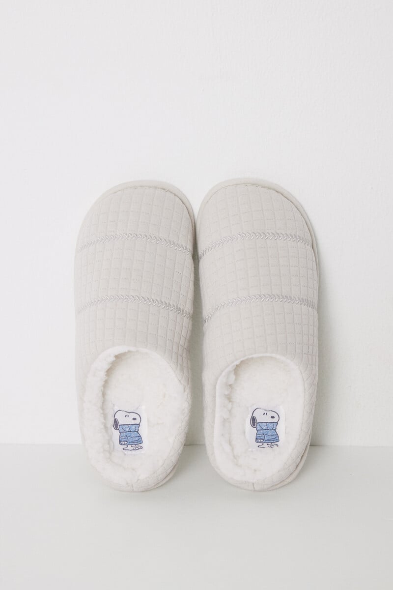 Cortefiel Zapatillas Cerradas Acolchadas Beige