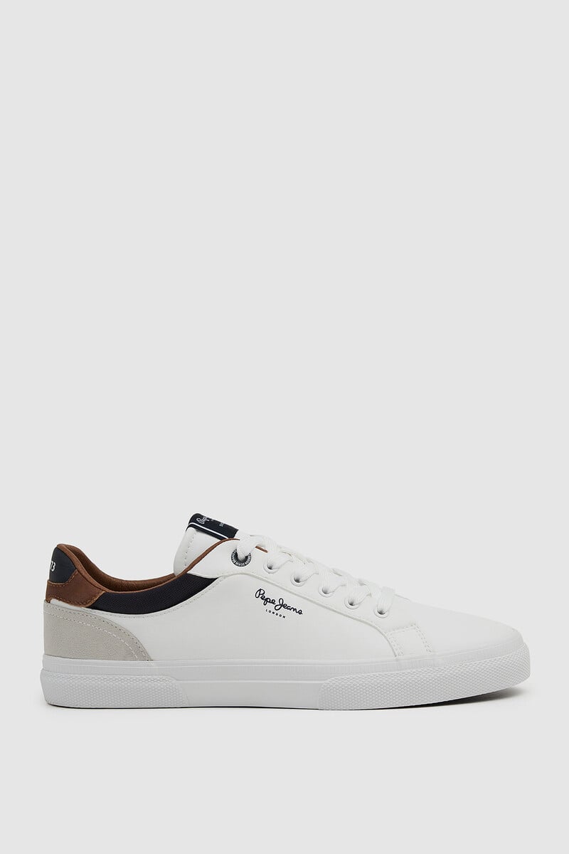 Cortefiel Zapatillas Clásicas Con Detalles En Ante