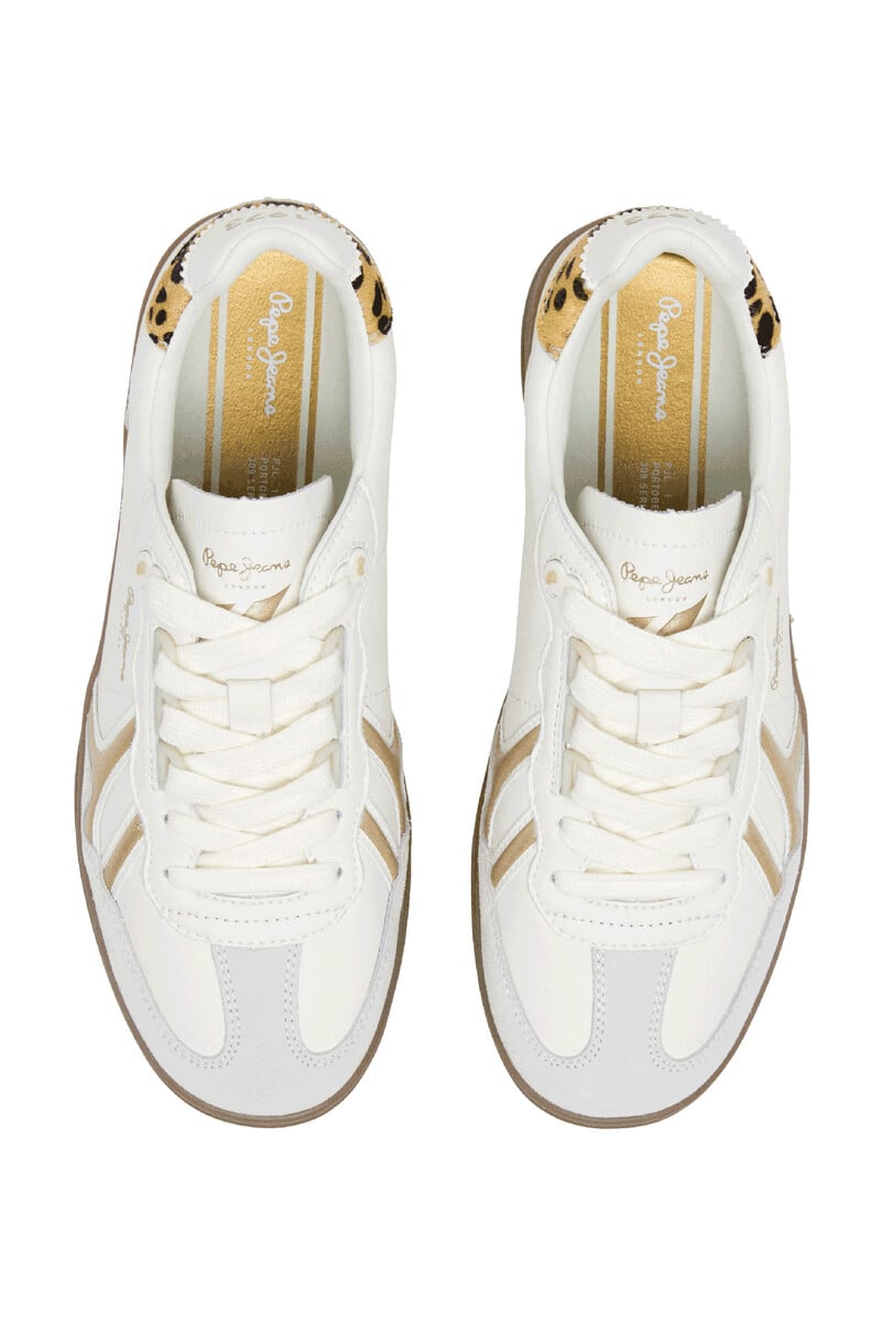 Cortefiel Zapatillas Con Detalles Animal Print