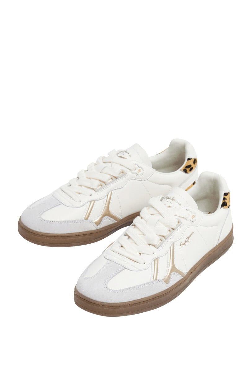 Cortefiel Zapatillas Con Detalles Animal Print