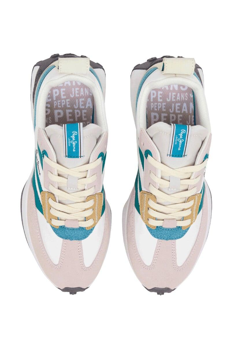 Cortefiel Zapatillas Con Detalles En Ante