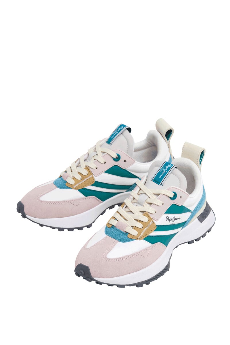 Cortefiel Zapatillas Con Detalles En Ante