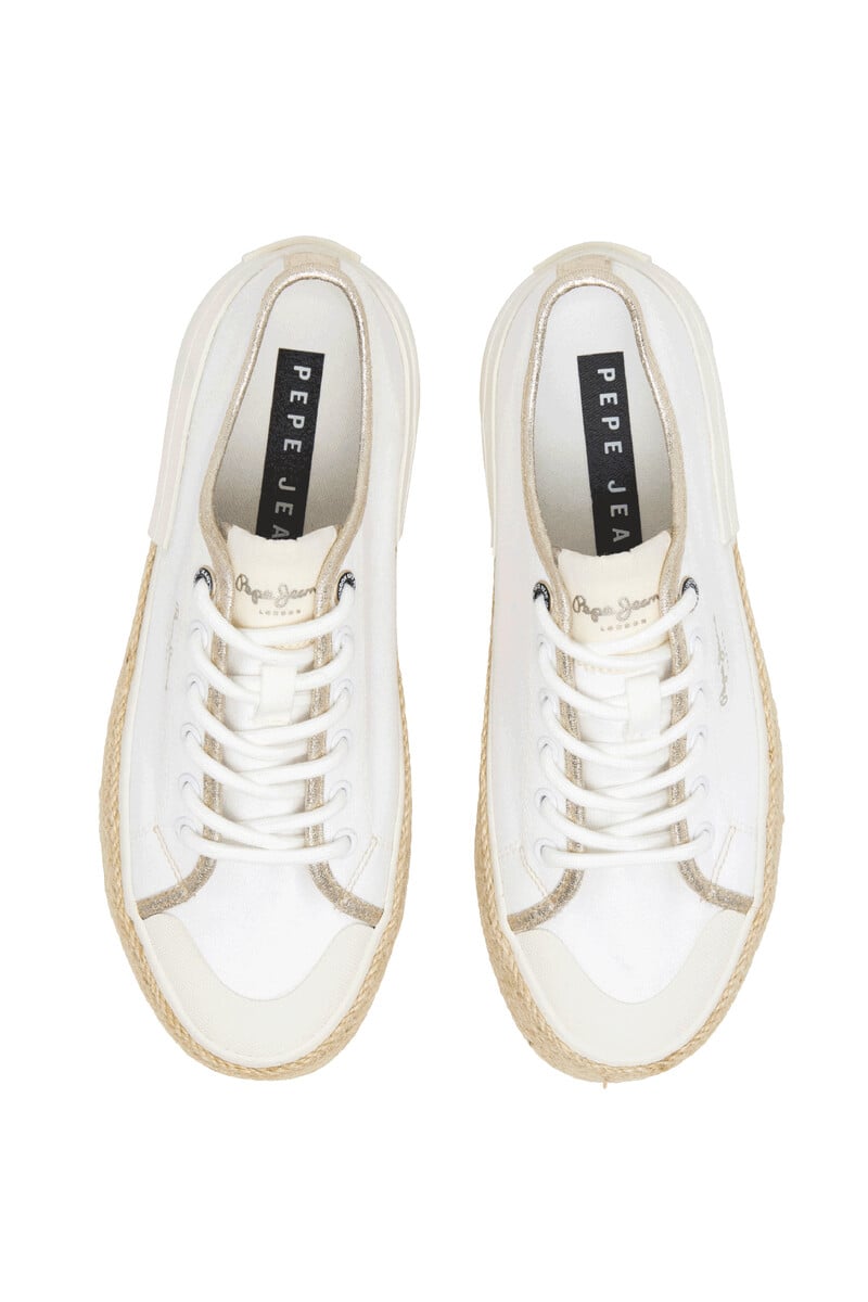 Cortefiel Zapatillas Con Detalles Yute