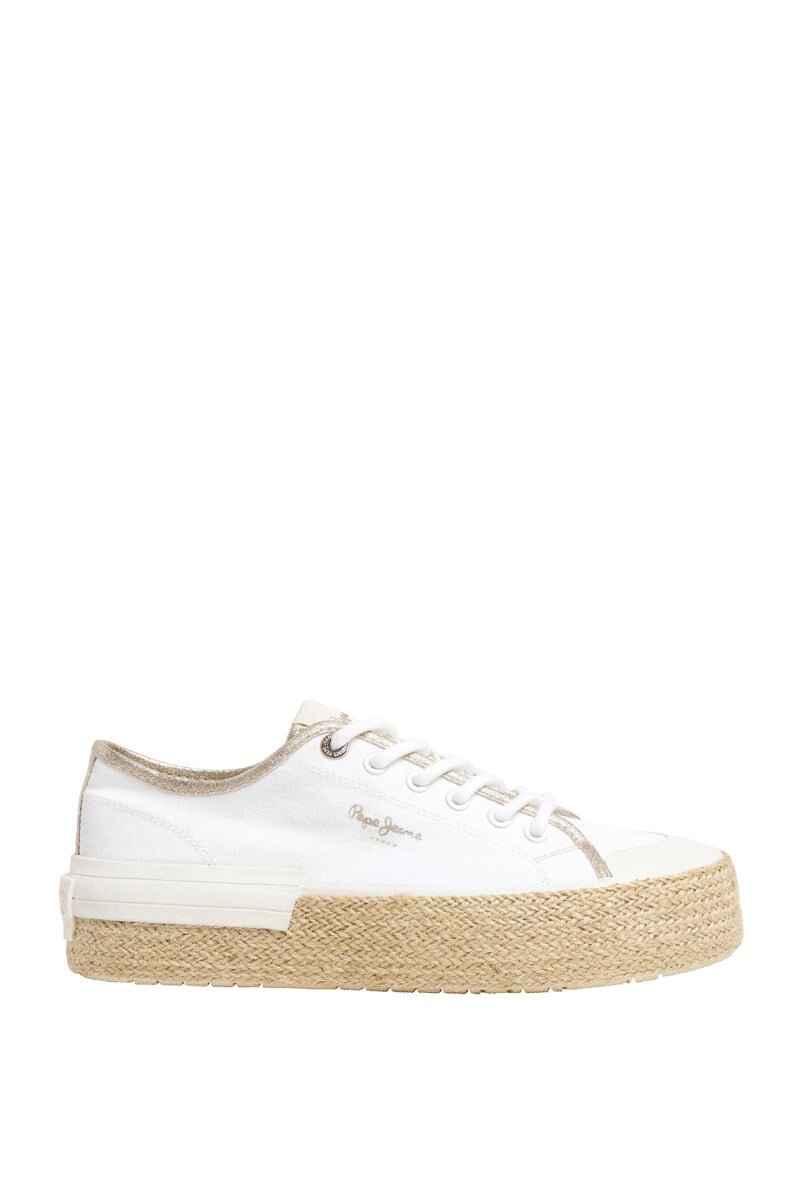 Cortefiel Zapatillas Con Detalles Yute