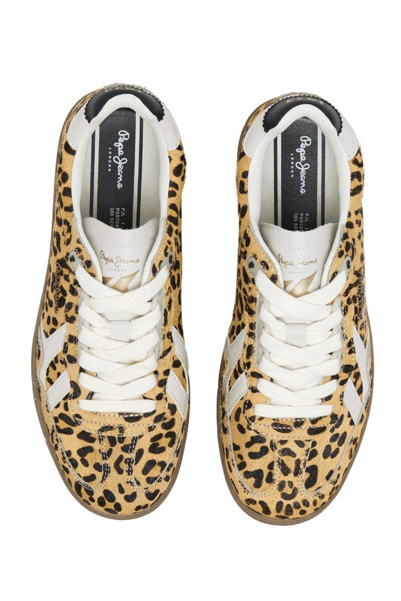 Cortefiel Zapatillas De Pelo Animal Print
