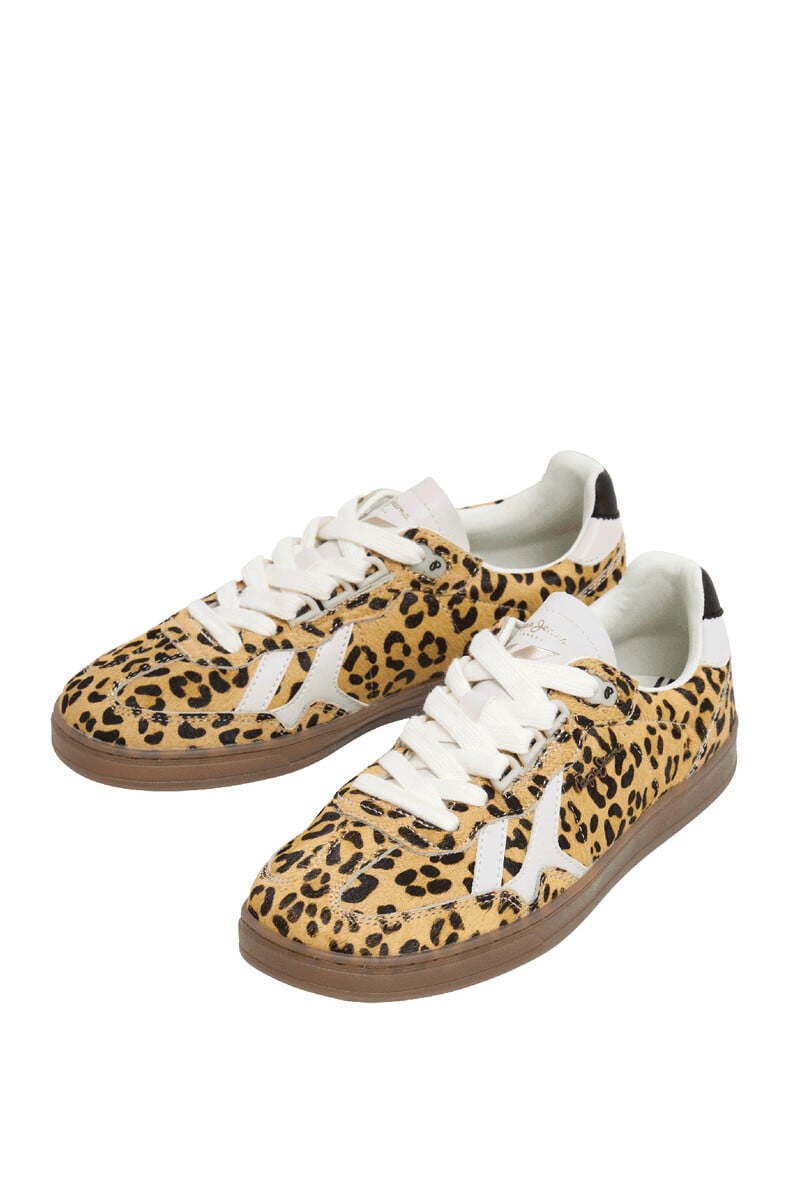 Cortefiel Zapatillas De Pelo Animal Print