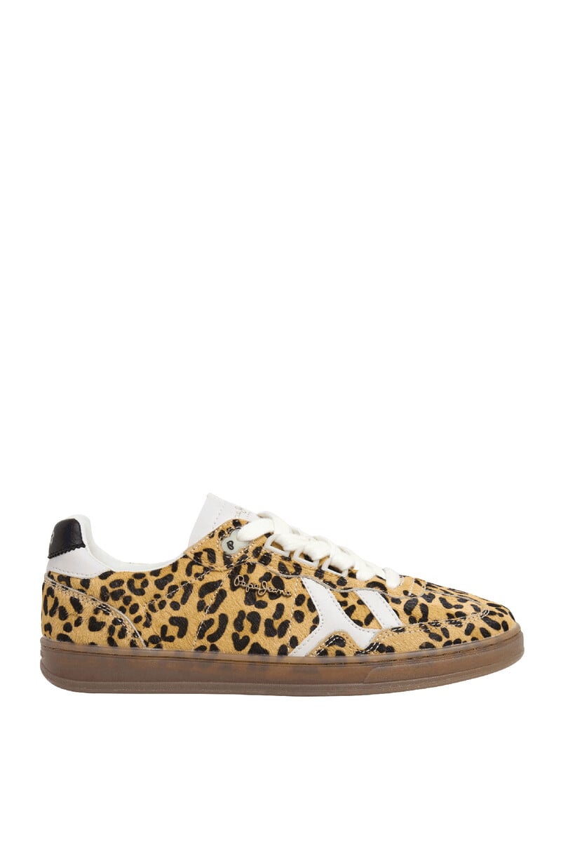 Cortefiel Zapatillas De Pelo Animal Print
