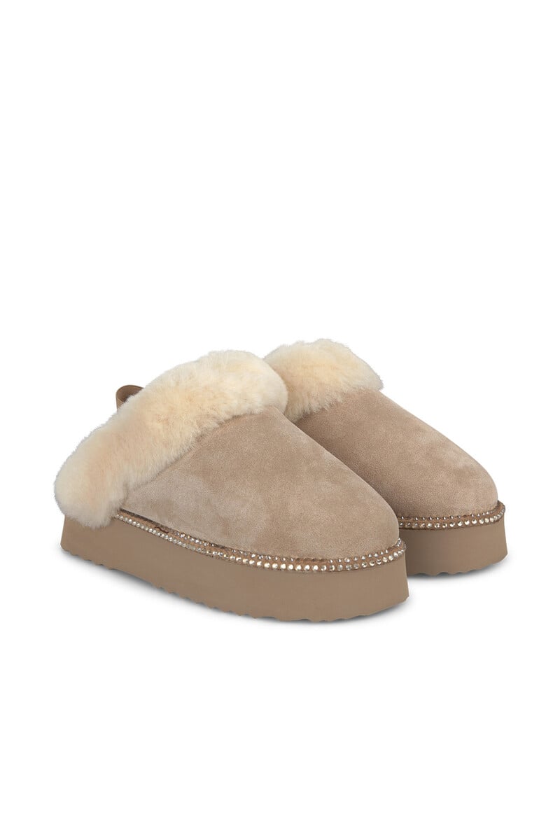 Cortefiel Zapato De Pelo Con Detalles