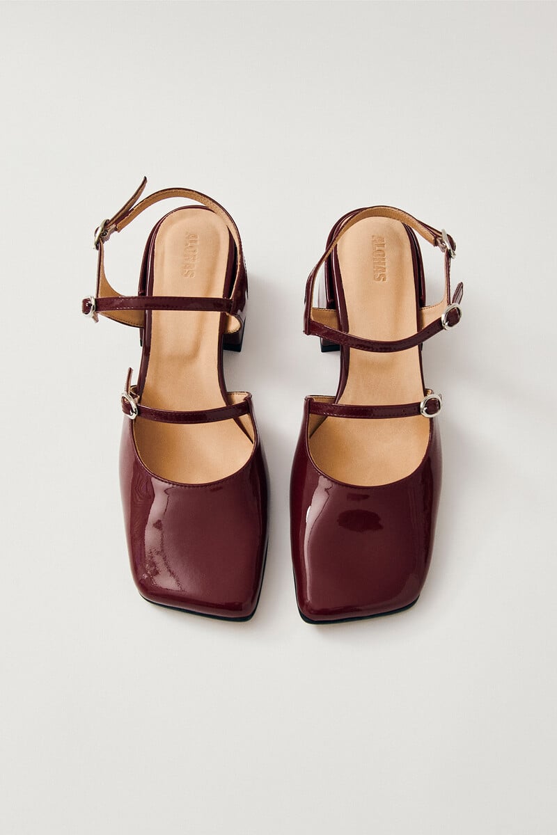 Cortefiel Zapatos De Salón De Piel Withnee