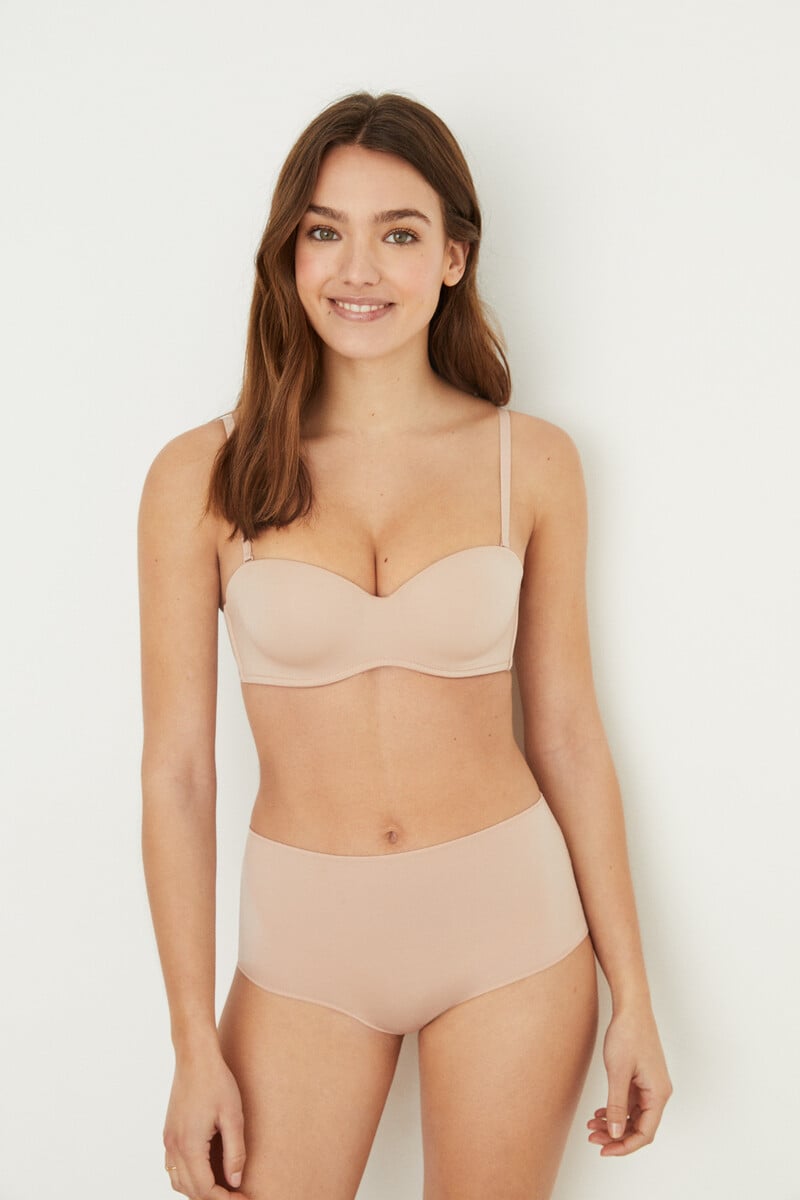 Cortefiel ELEGANT Sujetador Sin Tirantes Microfibra