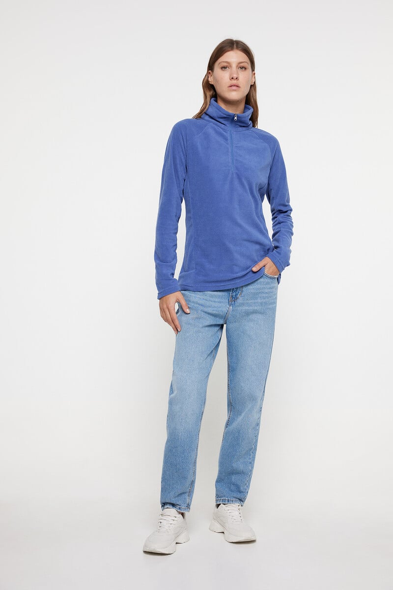 Cortefiel Forro Polar Con Media Cremallera Columbia Para Mujer Glacial™ IV