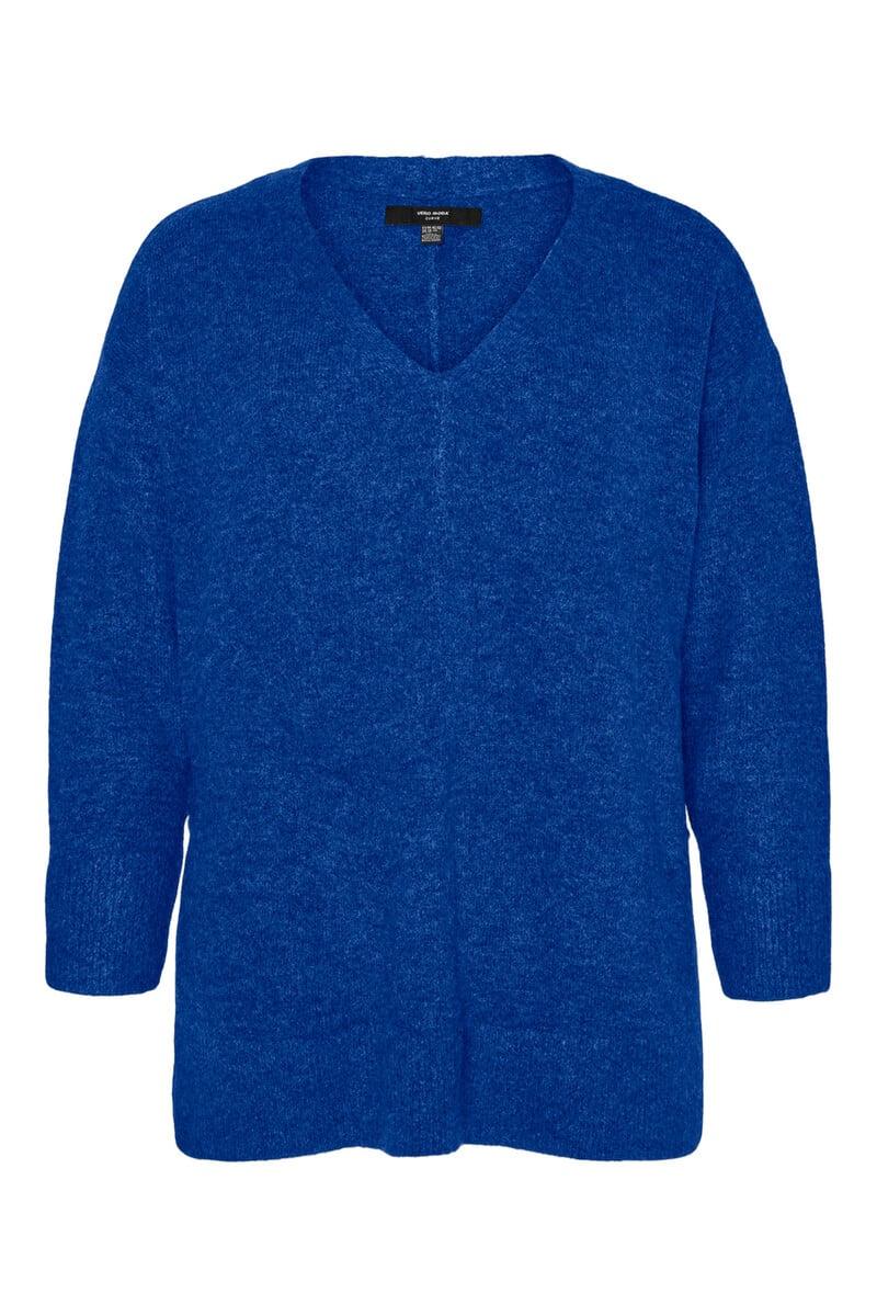 Cortefiel Jersey básico con escote pico talla grande