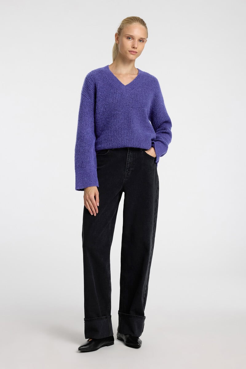 Cortefiel Jersey De Cuello En V Confeccionado Con Lana Y Alpaca. Regular Fit