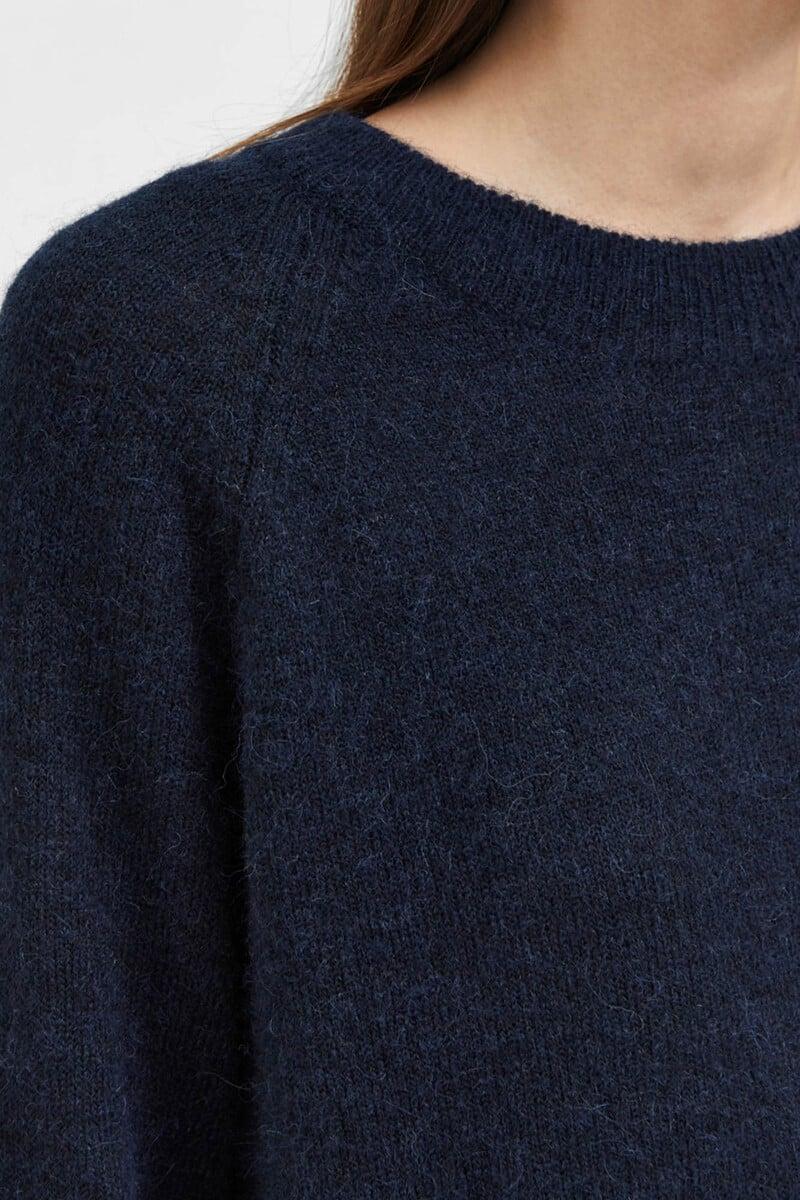 Cortefiel Jersey De Cuello Redondo Confeccionado Con Lana Y Alpaca