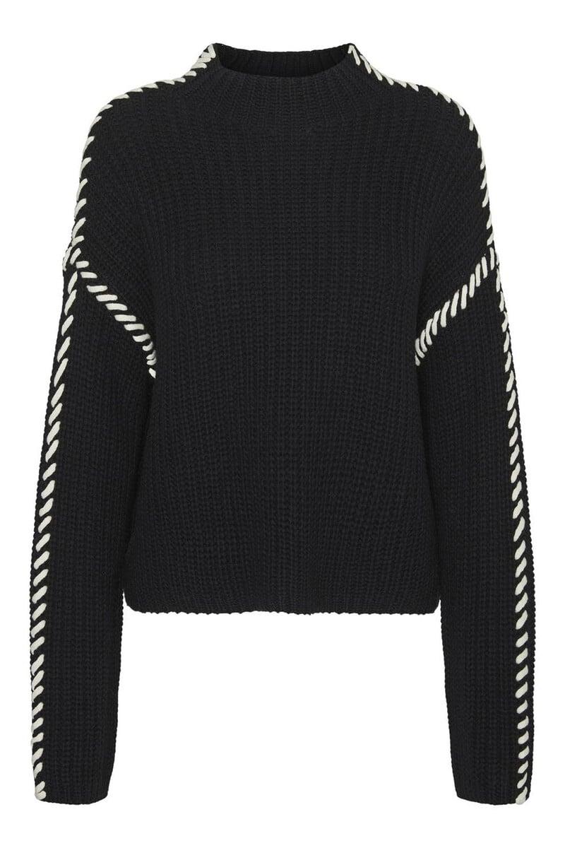 Cortefiel Jersey de punto de mujer con cuello Perkins