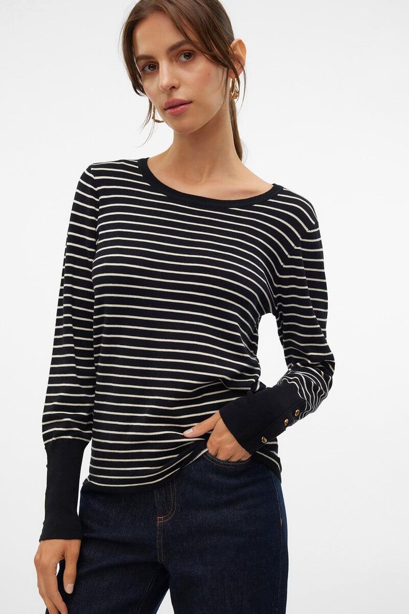 Cortefiel Jersey de punto fino de mujer manga larga