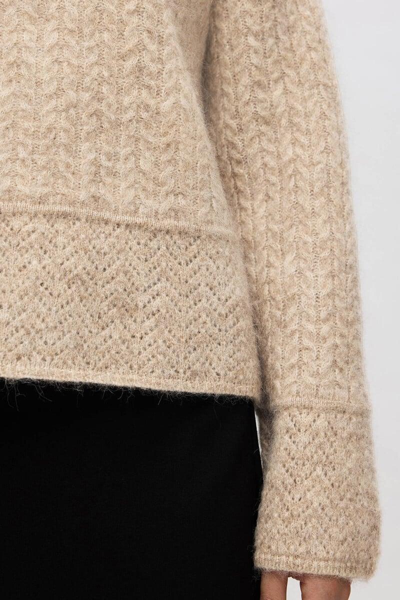 Cortefiel Jersey Estructura Confeccionado Con Lana Y Alpaca