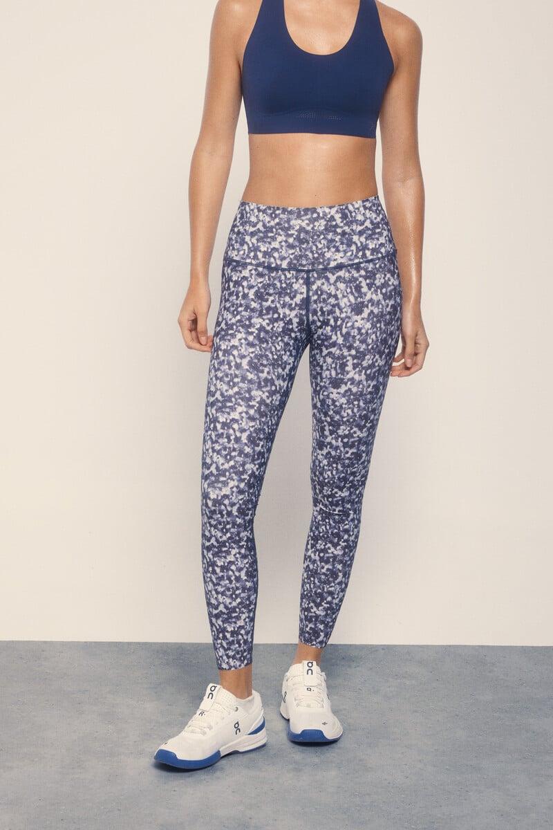 Cortefiel Leggings COMPRESSIVE Estampado Multicolor