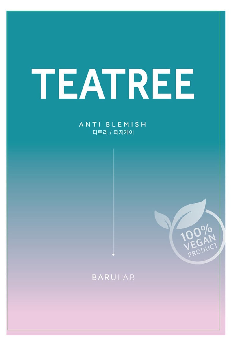 Cortefiel Mascarilla de tejido vegana con extracto de árbol de té