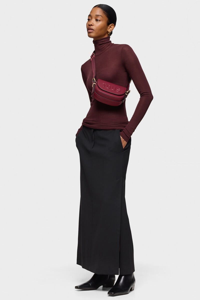 Cortefiel Minibandolera Medialuna Granate TOUS Brenda