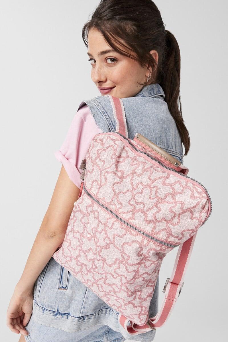 Cortefiel Mochila Kaos New Colores de Nylon en color rosa