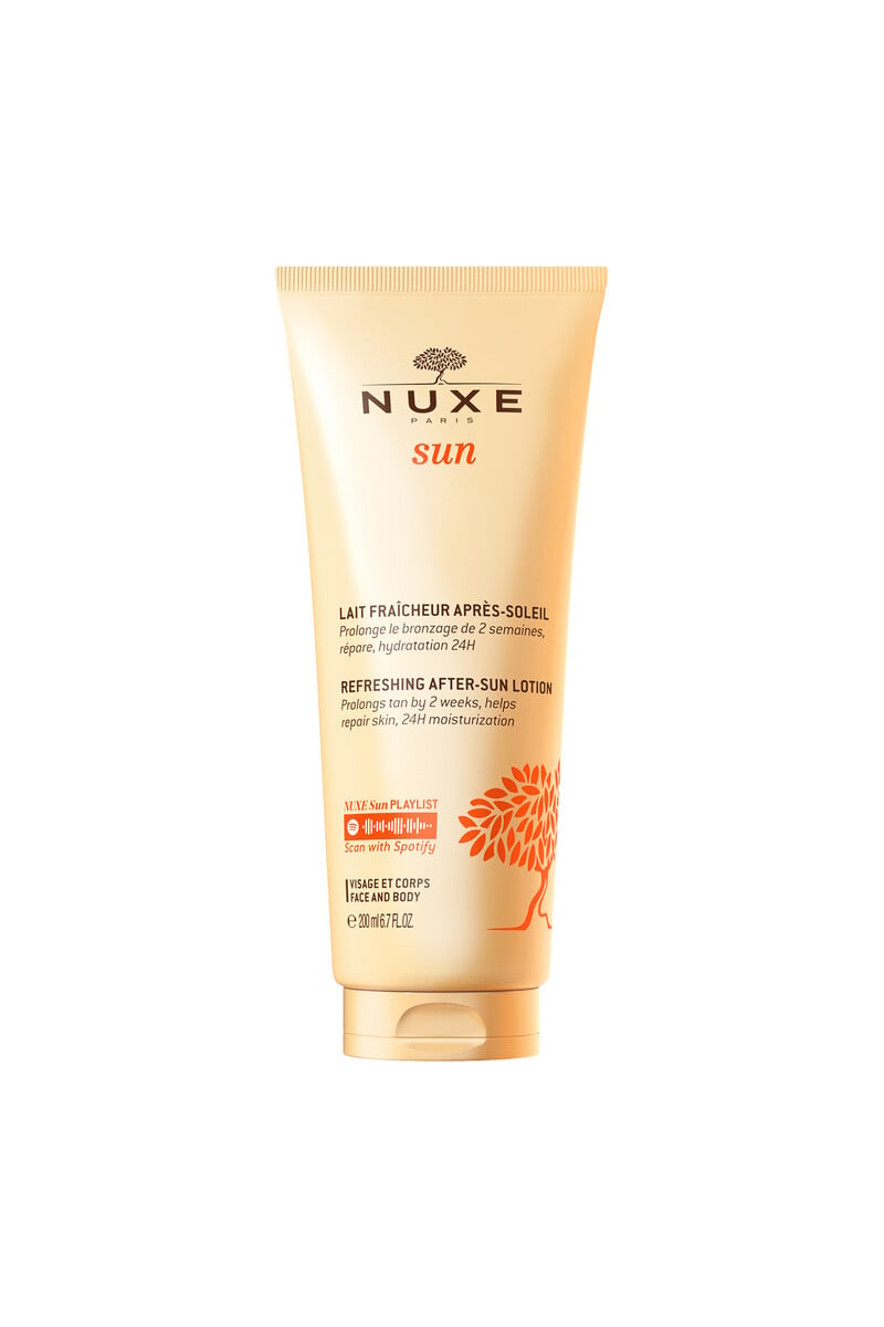 Cortefiel Nuxe Sun Leche Facial Y Corporal Refrescante Para Después Del Sol