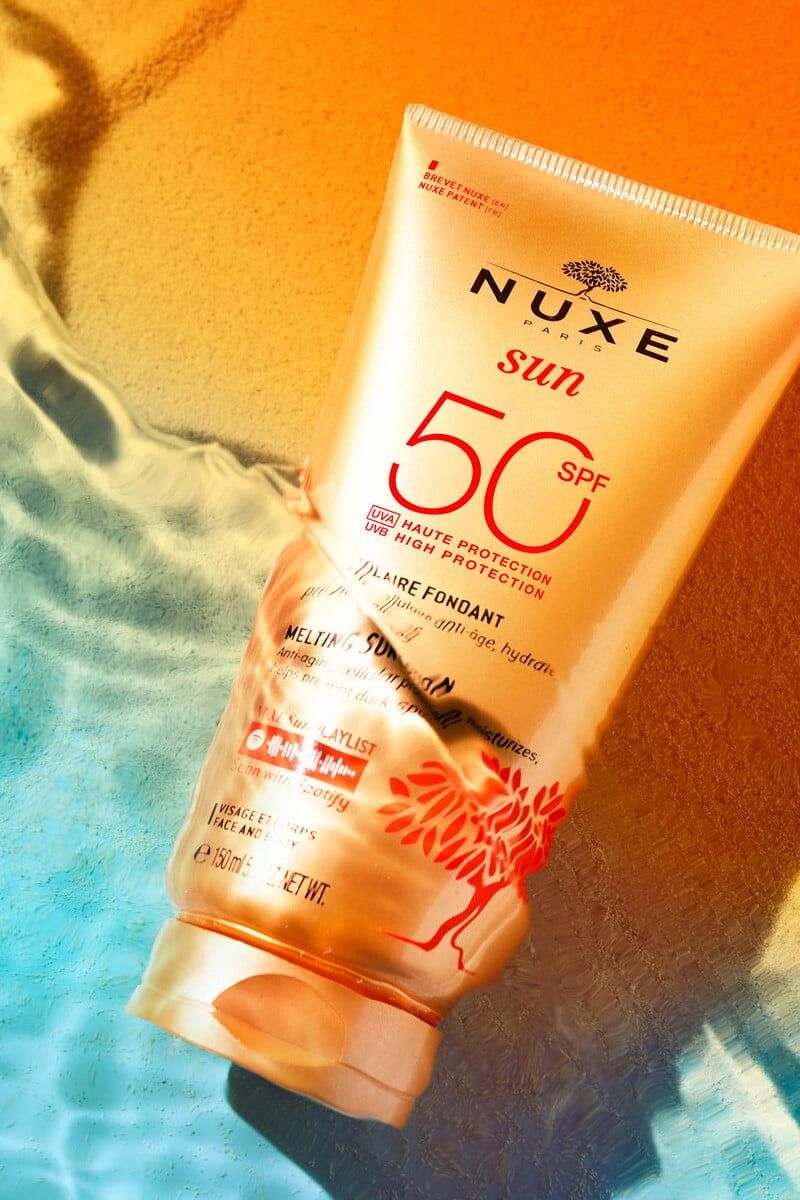 Cortefiel Nuxe Sun Leche Solar Fundente Alta Protección para Rostro y Cuerpo SPF 50