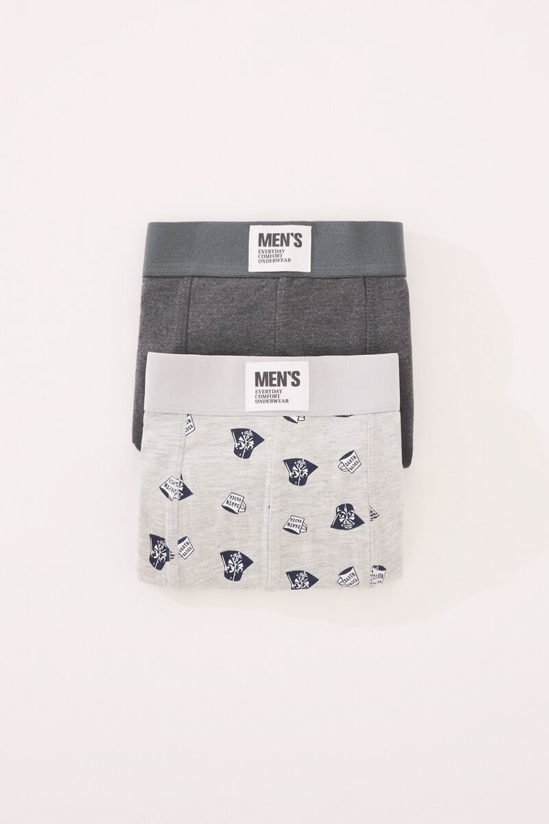 Cortefiel Pack 2 calzoncillos bóxer algodón Star Wars