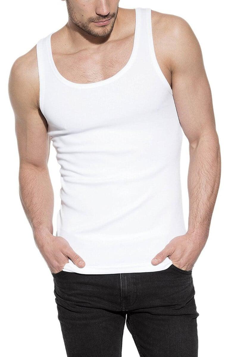 Cortefiel Pack 2 Camisetas Sin Mangas De Algodón Orgánico Blancas