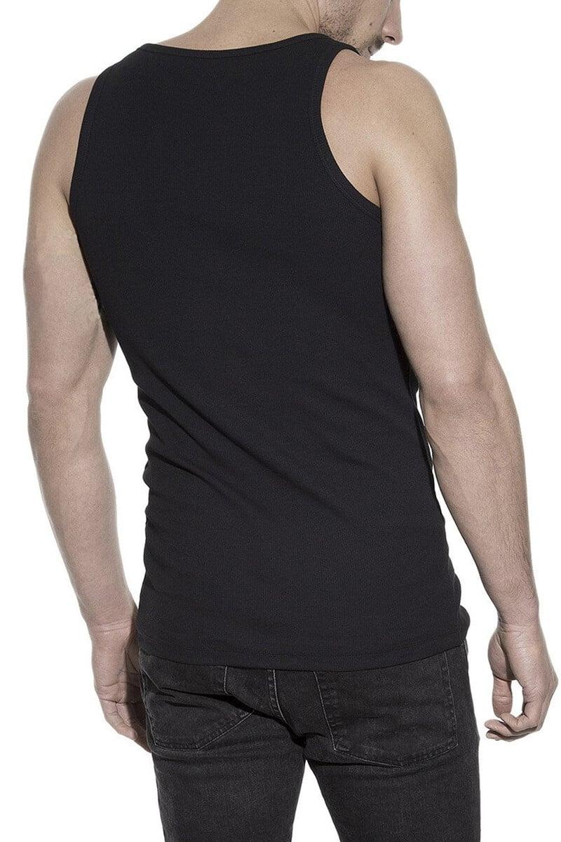 Cortefiel Pack 2 Camisetas Sin Mangas De Algodón Orgánico Negras