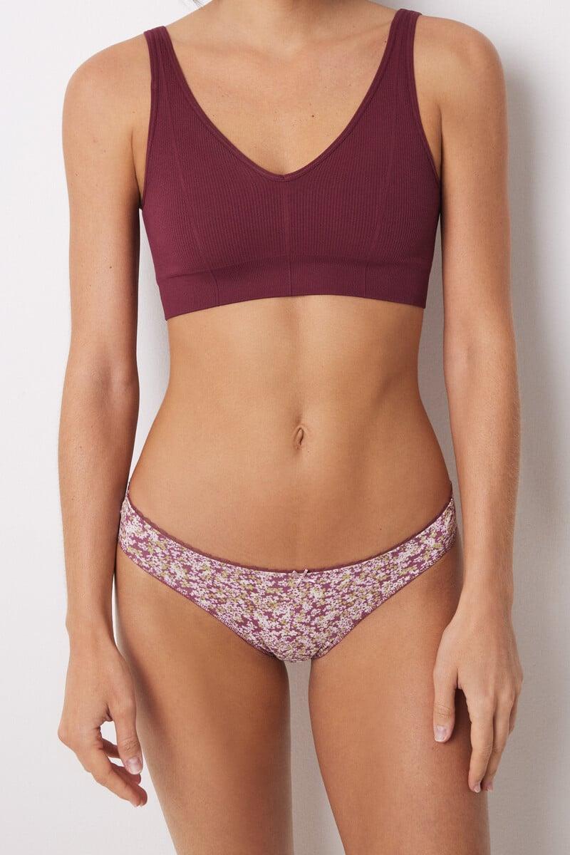 Cortefiel Pack 7 Bragas Clásicas Algodón Lisas Y Estampadas